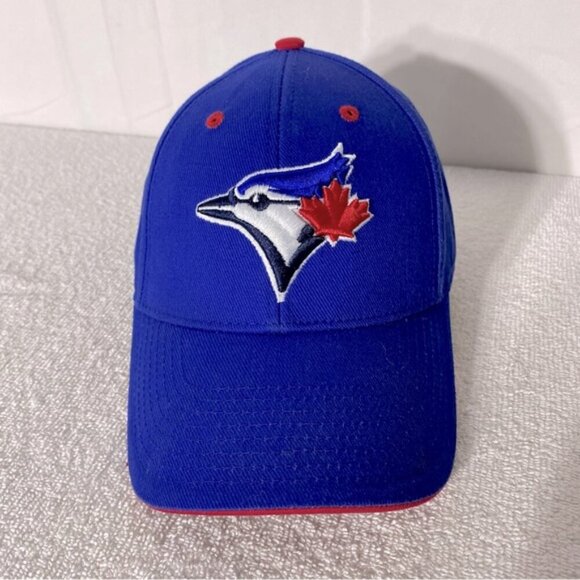 Fan Favorite Blue Red White Blue Jays Baseball Ball Cap - Picture 1 of 13